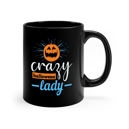 crazy halloween lady 118#- halloween-Mug / Coffee Cup