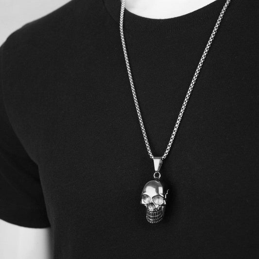 Halloween Skull Necklace Personality Punk Necklace Men Fashion