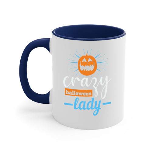 crazy halloween lady 118#- halloween-Mug / Coffee Cup