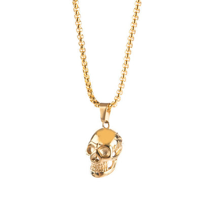 Halloween Skull Necklace Personality Punk Necklace Men Fashion