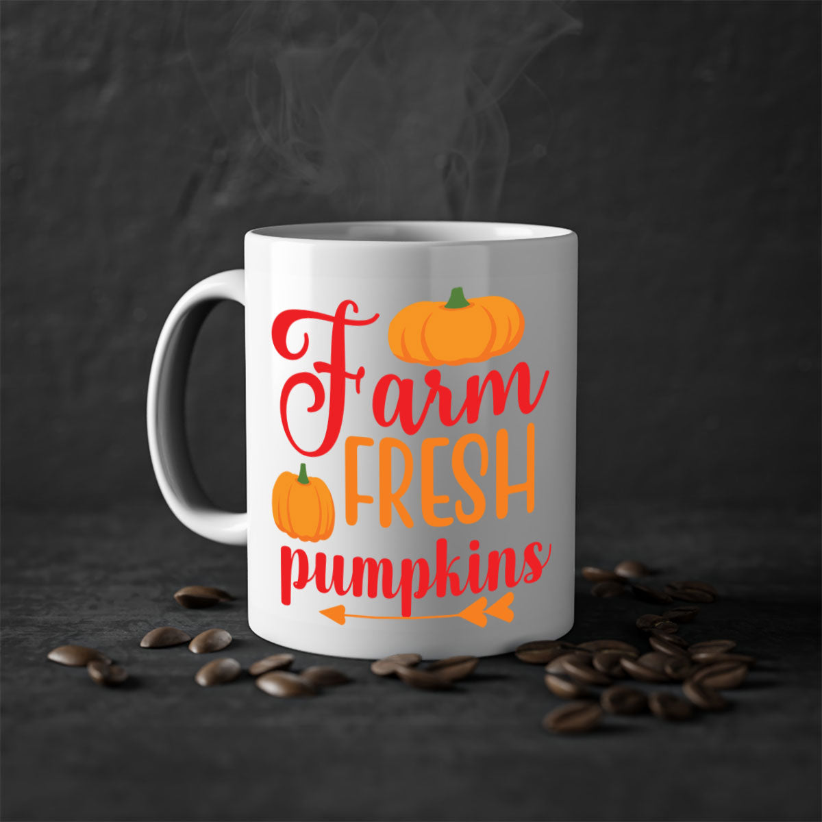 FarmFreshPumpkins 177#- fall-Mug / Coffee Cup